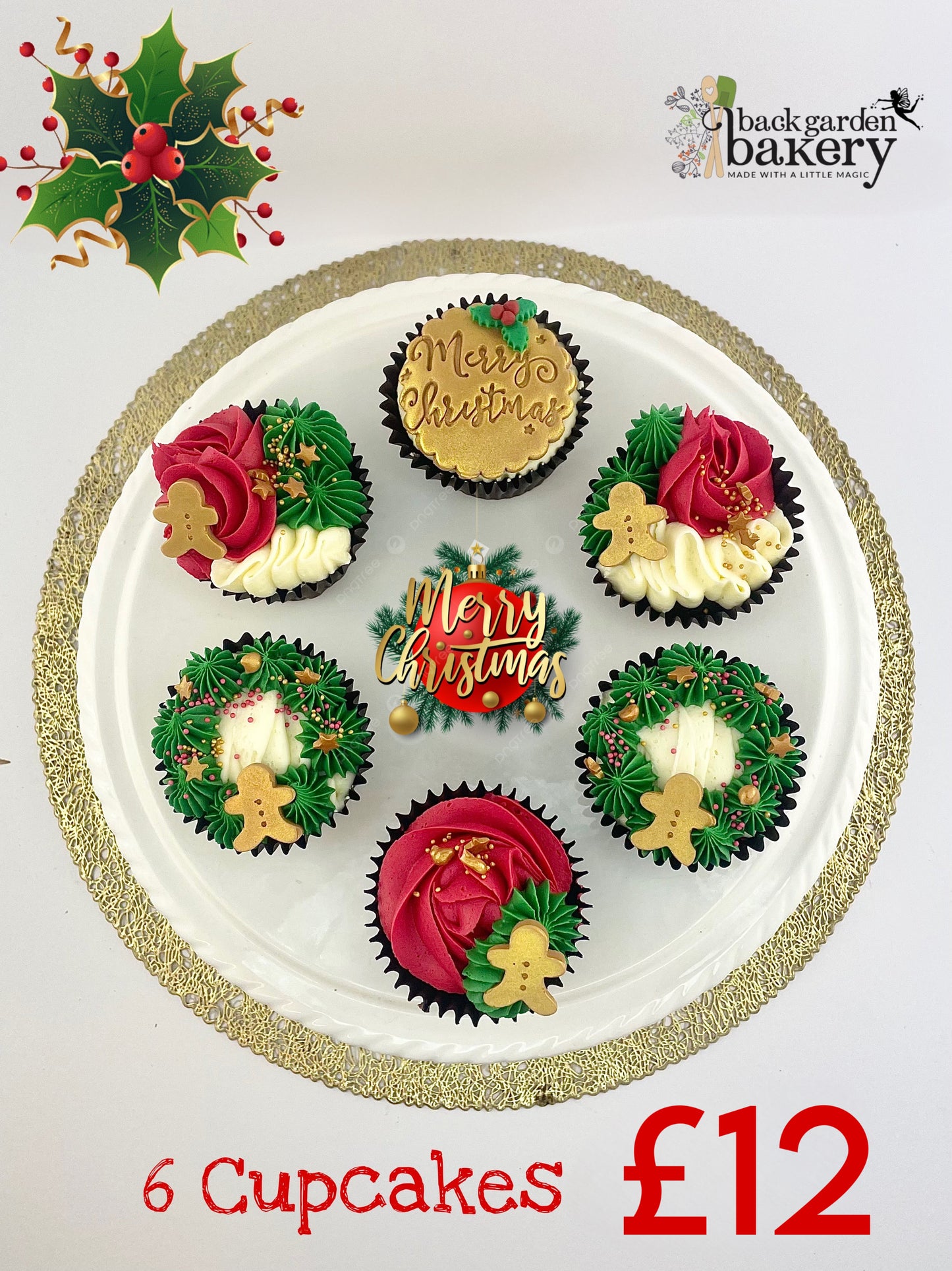Christmas Cakesicles and Cupcake Boxes