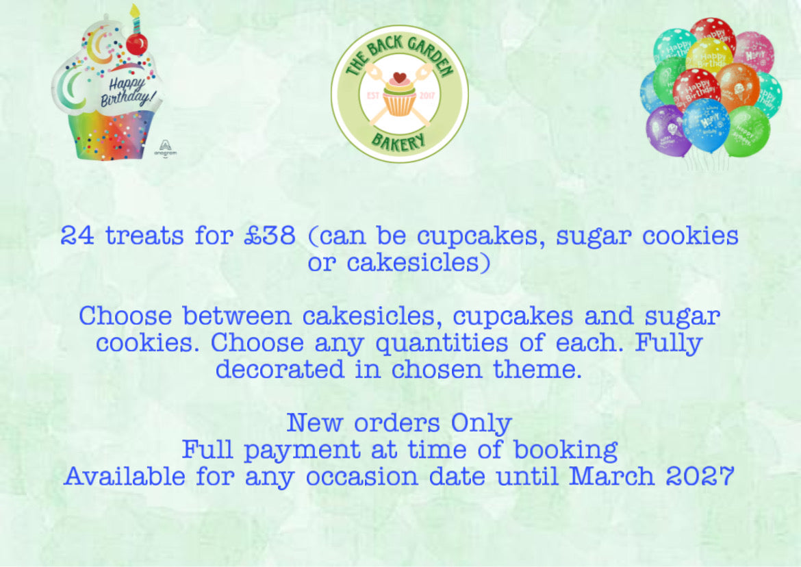 It’s My Birthday! - 24 Mixed Treats £38