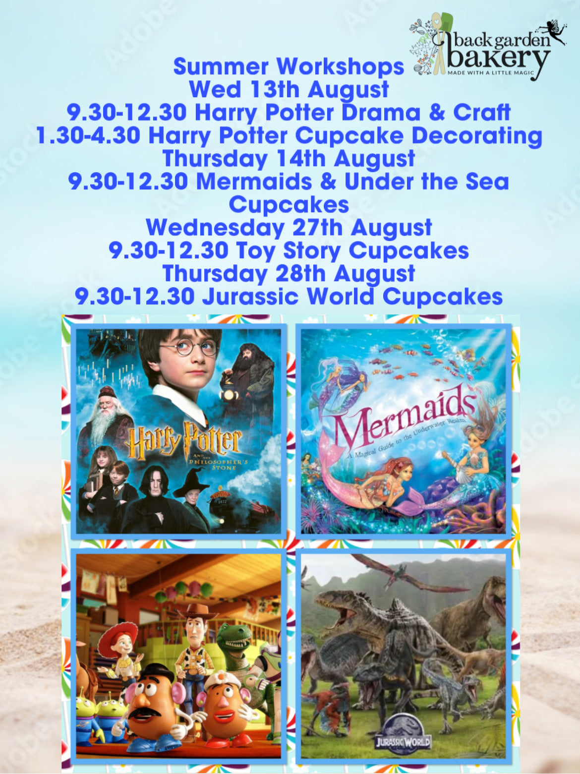 Summer Cupcake & Drama and Craft Workshops