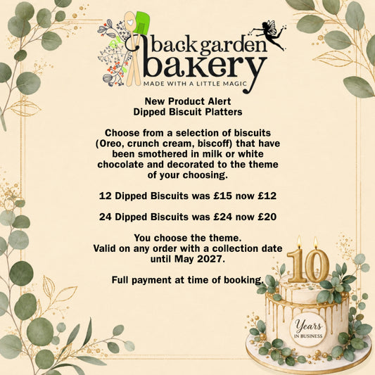 WE ARE 10!! Lets Celebrate - Dipped Biscuits Platters