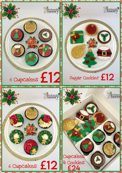 Christmas Cakesicles and Cupcake Boxes